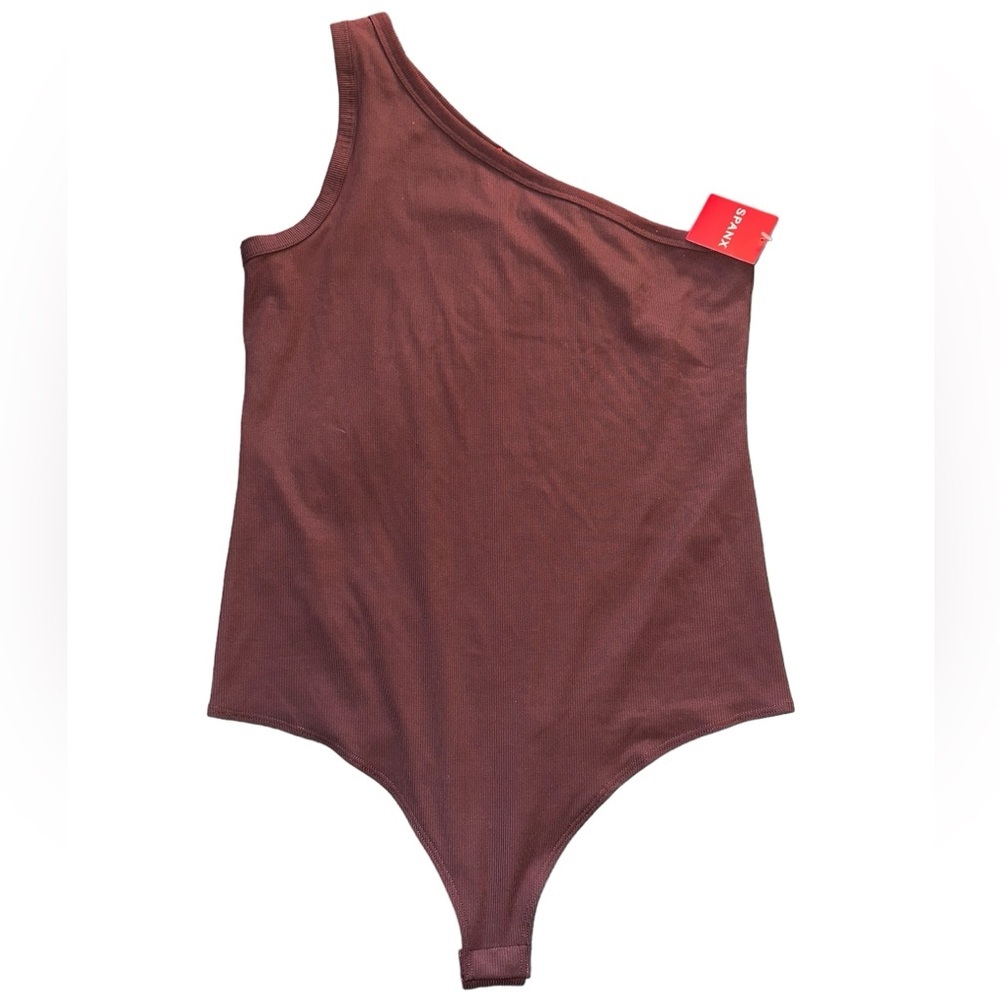 NWT Burgundy One Shoulder Body Suit​ - Picture 2 of 5